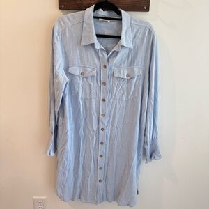 Isay Otelia Pearl Tunic in Light Blue XL
